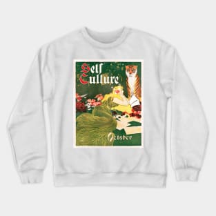 Self Culture, October (1890-1900) by The Werner Company Crewneck Sweatshirt